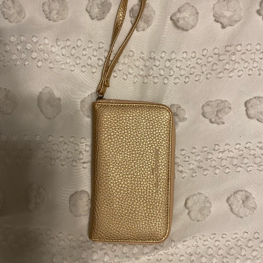 Gold wallet, never used,